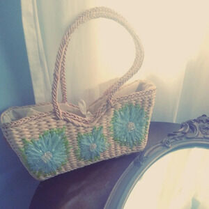 Mossimo Retro Straw Purse | Handbag